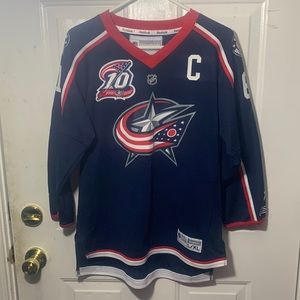 🏒 Columbus Blue Rockets #61 Nash Jersey 🏒